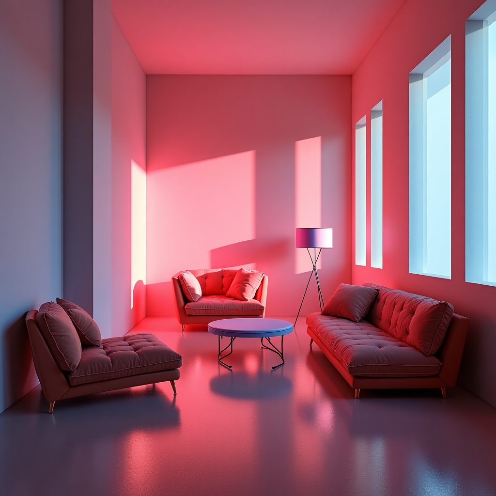 Luxuriöses Badezimmer im Spa-Stil, generiert mit Midjourney