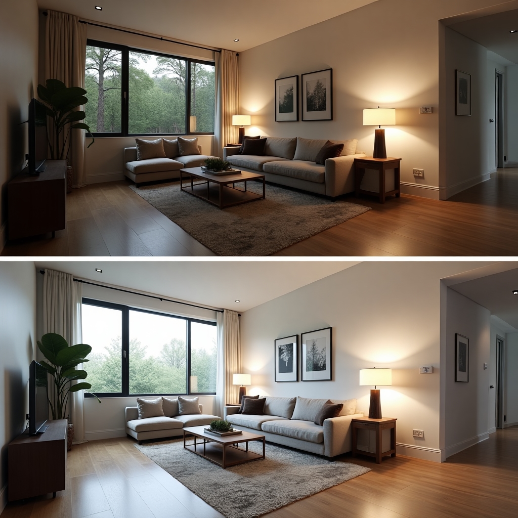 Industrielle Küche mit Vintage-Elementen, generiert mit DALL-E 3